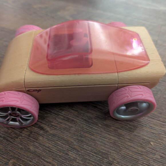 Automoblox Pink/natural Wood Wooden Toy Car C9p rare - Picture 10 of 10
